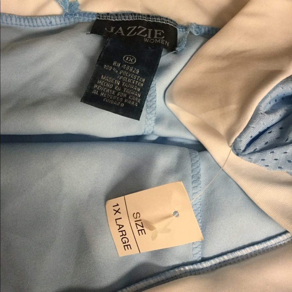 JAZZIE Woman 1X powder blue skort NWT - Picture 5 of 15